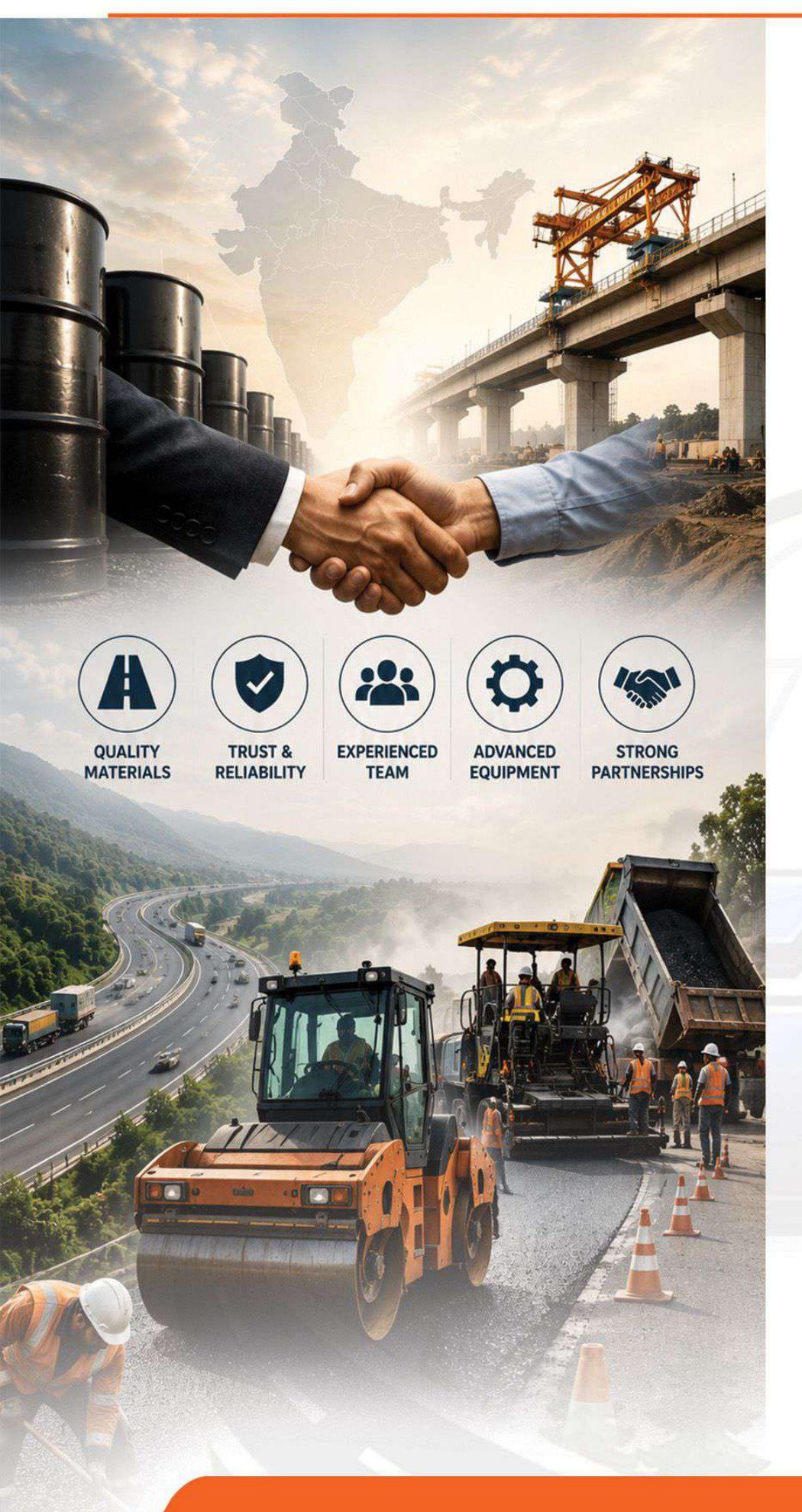 Road construction and bitumen supply
